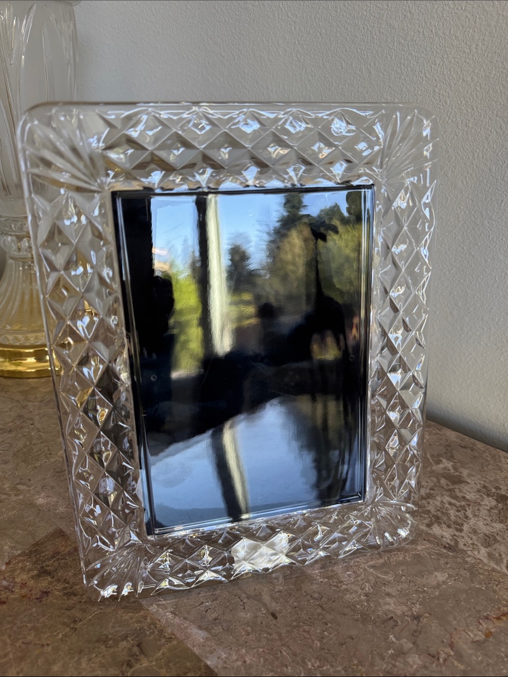 Waterford Crystal westover Picture Frame holds 5x7 photo